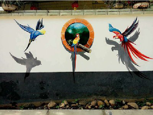 城步视觉错位-3D墙绘设计