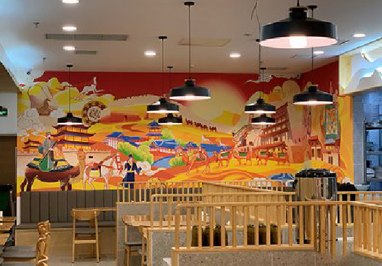 城步商业空间彩绘介绍。