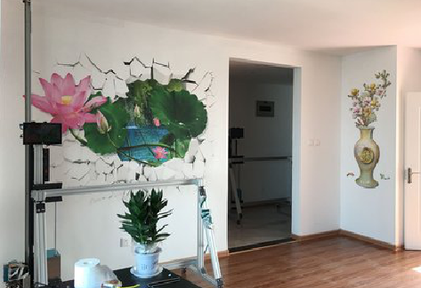 城步墙体彩绘相比墙纸的优势。