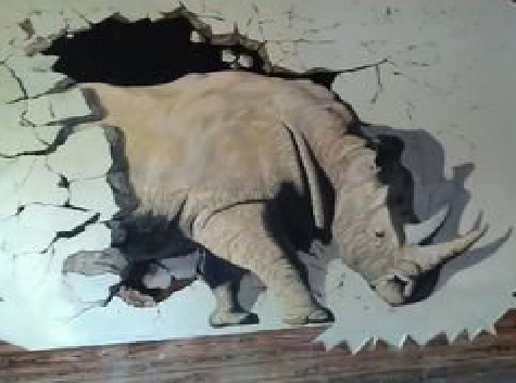 城步在墙绘中，如何绘制3D效果？