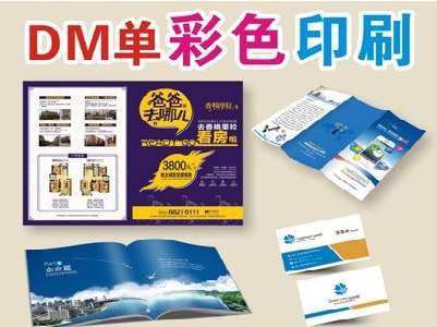 城步单页印刷，色彩搭配简单。