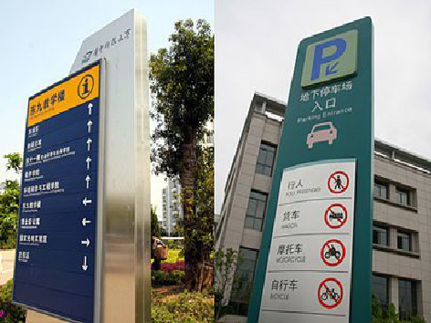 城步导向标识的设计作用。